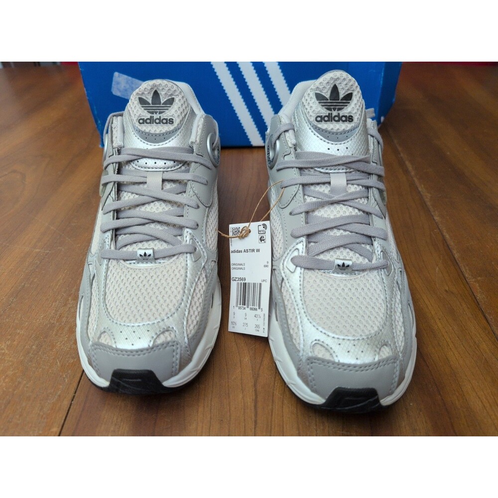 adidas Womens 10.5 Astir Triple Grey GZ3569 Originals Athletic Shoes